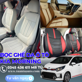 Bọc Ghế Da Xe Kia Morning