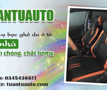 BỌC GHẾ DA Ô TÔ TẠI NHÀ NHANH CHÓNG - CHẤT LƯỢNG