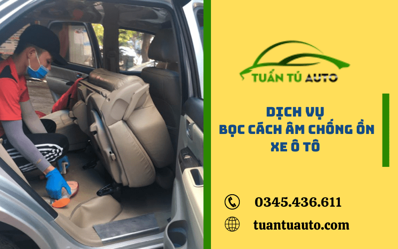dán cách âm chống ồn xe ô tô