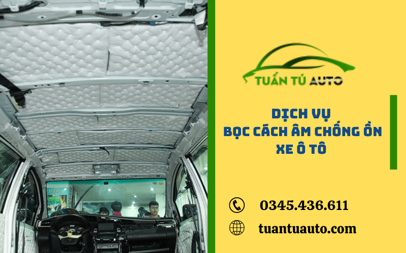 dán cách âm chống ồn xe ô tô