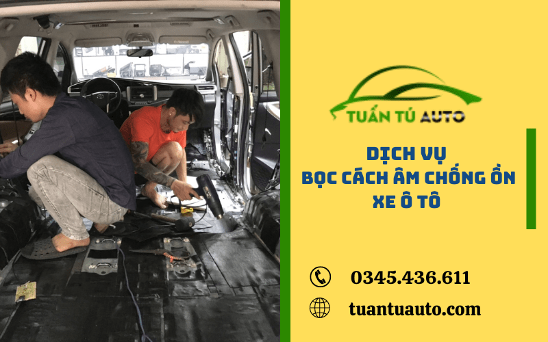 dán cách âm chống ồn xe ô tô