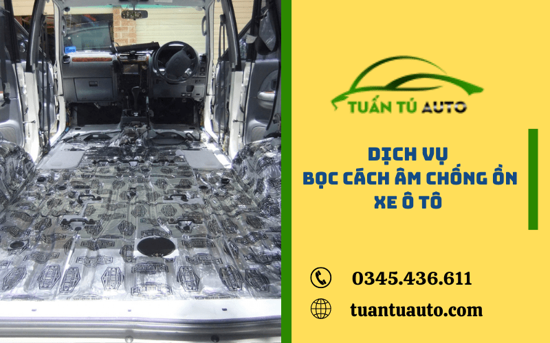 dán cách âm chống ồn xe ô tô